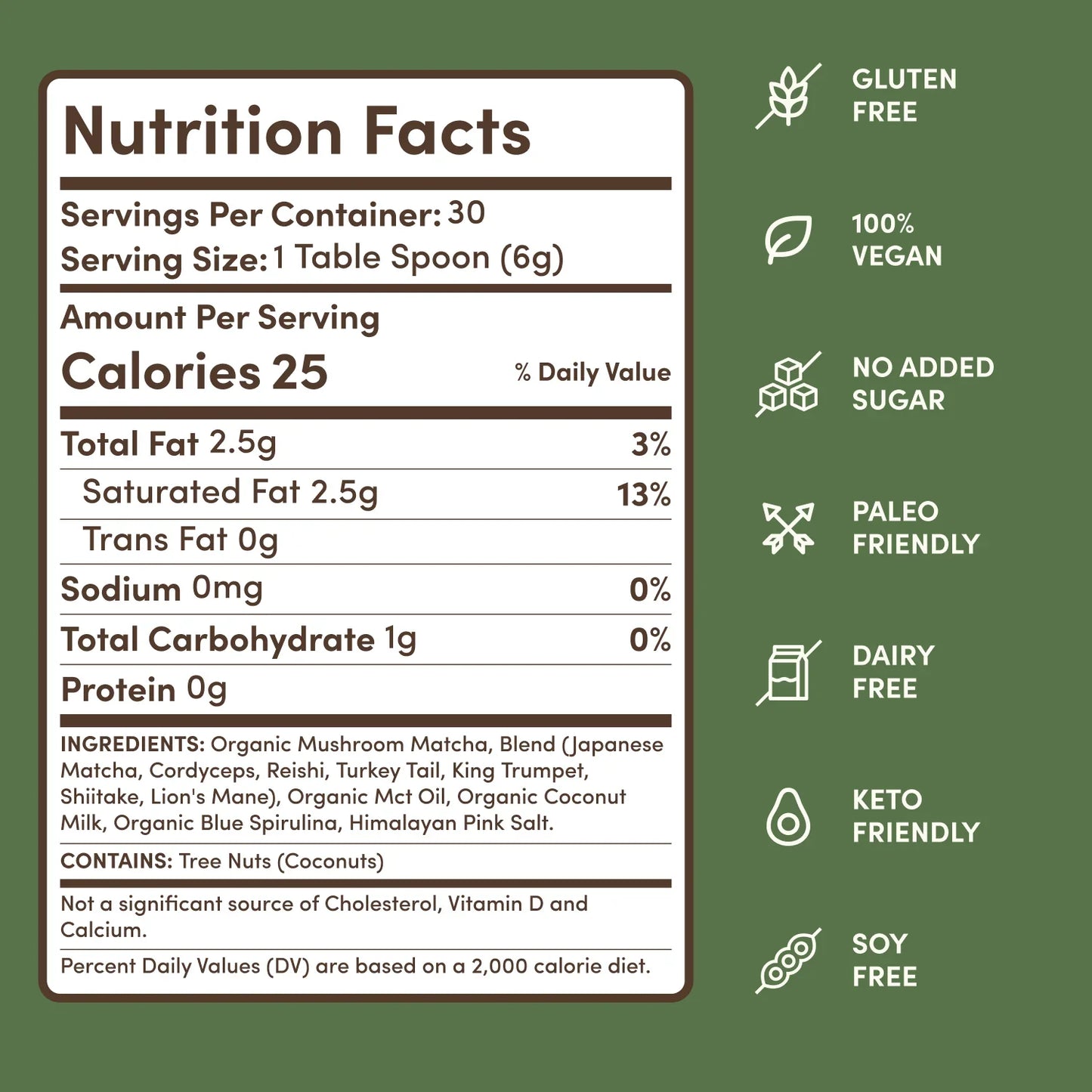 Mushroom Matcha (30 Servings)